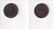 Deutsches Reich, Kaiserreich, 2 Pfennig kleiner Adler, Kupfer, -