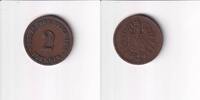 Deutsches Reich, Kaiserreich, 2 Pfennig kleiner Adler, Kupfer, -
