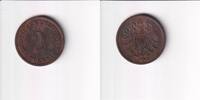 Deutsches Reich, Kaiserreich, 2 Pfennig kleiner Adler, Kupfer, -