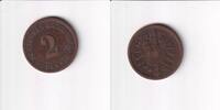 Deutsches Reich, Kaiserreich, 2 Pfennig kleiner Adler, Kupfer, -