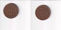 Deutsches Reich, Kaiserreich, 2 Pfennig 1906 A großer Adler, ss, Kupfer 1.73 £ Tax included +  6.07 £ shipping