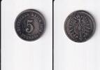 Deutsches Reich, Kaiserreich, 5 Pfennig kleiner Adler, Kupfer/ Nickel, -