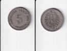 Deutsches Reich, Kaiserreich, 5 Pfennig kleiner Adler, Kupfer/ Nickel, -