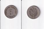 Deutsches Reich, Kaiserreich, 5 Pfennig kleiner Adler, Kupfer/ Nickel, -