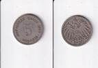 Deutsches Reich, Kaiserreich, 5 Pfennig großer Adler, Kupfer/Nickel, -