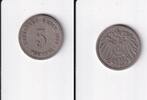 Deutsches Reich, Kaiserreich, 5 Pfennig großer Adler, Kupfer/Nickel, -