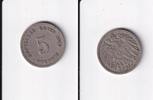 Deutsches Reich, Kaiserreich, 5 Pfennig großer Adler, Kupfer/Nickel, -