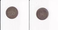 Deutsches Reich, Kaiserreich, 20 Pfennig kleiner Adler, Silber, -