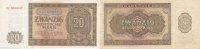 DDR 20 Deutsche Mark Ro.344c KN 6 stellig, 2 Buchstaben davor, Ersatznote -