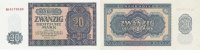 DDR 20 Deutsche Mark 1955 Ro.351a Kassenfrisch I 12.98 £ Tax included +  6.06 £ shipping