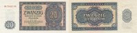 DDR 20 Deutsche Mark 1955 Ro.351b Ersatznote leicht gebraucht II+ 8.65 £ Tax included +  6.06 £ shipping