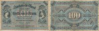 Deutsches Reich, Sächsische Bank Dresden 100 Mark 2.Januar Sax 8a, mit Handunterschrift, Serie III -