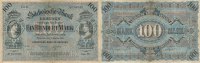 Deutsches Reich, Sächsische Bank Dresden 100 Mark 2.Januar Sax 8a, mit Handunterschrift, Serie IV -
