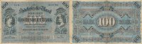 Deutsches Reich, Sächsische Bank Dresden 100 Mark 2.Januar Sax 8a, mit Handunterschrift, Serie IV -