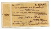 Sachsen 1 Mio. Mark 6.August Limbach -