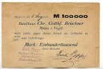 Sachsen 100ooo Mark 2.Aug. Mylau -