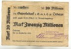 Sachsen 20 Mio.Mark 14.September Oederan -