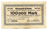 Sachsen 100ooo Mark 10.August Oederan -