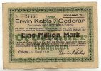 Sachsen 1 Mio. Mark 14.August Oederan -