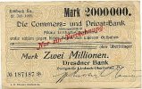 Sachsen 2 Mio.Mark 27.Juli Limbach-Oberfrohna -