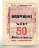 Deutschland 50 Reichspfennig Stadt Neheim-Hüsten -