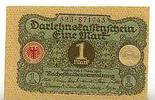 Deutsches Reich 1 Mark 1.März Ro.64, Druck verschoben -