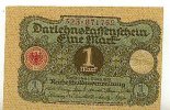 Deutsches Reich 1 Mark 1.März Ro.64, Druck verschoben -