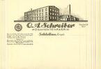 Deutsches Reich Rechnung Schlettau, Rechnung Blanko, C.A.Schreiber, -