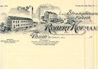 Deutsches Reich, Sachsen, Rechnung Thum, Rechnung, Blanko, Robert Hofmann Strumpfwaaren Fabrik, , -