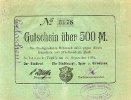 Sachsen 500 Mark 26.September Schöneck -