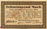 Sachsen 10ooo Mark 15.Februar Chemnitz, Moll-Werke -