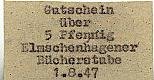 Deutschland 5 Pfennig 1.8. Elmschenhagener Bücherstube -