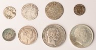 Dänemark Dänemark-Lot aus 8 Silbermünzen -