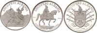Albanien 5, 10, 25 Leke Set 500. Todestag v. Gjergi K."Skanderbeg" inkl. Originaletui und -zertifikat -