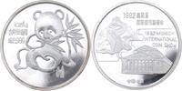 China Medaille Munich International Coin Show Silvermedal, Panda, original plastic seal -