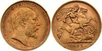 Großbritannien 1/2 Sovereign Edward VII. -