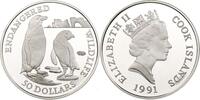 Cook Islands 50 Dollars Brillenpinguine -