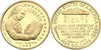 USA James Madison - Bill of Rights 5 Dollars 1993 PP in Kapsel