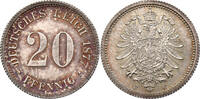 Kaiserreich 20 Pfennig äußerst selten in dieser Erhaltung -