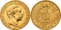Preussen 10 Mark Wilhelm II., sehr seltener Jahrgang -