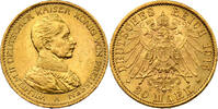 Preussen 20 Mark Wilhelm II. in Uniform, sehr seltener Jahrgang -