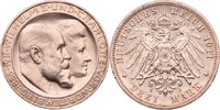 Kaiserreich - Württemberg 3 Mark Silberhochzeit -