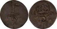 Württemberg 1/2 Kreuzer -