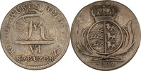 Württemberg 6 Kreuzer Friedrich -