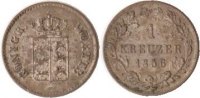 Württemberg 1 Kreuzer Württemberg, 1 Kreuzer, 1856, fast st -
