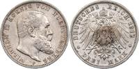 Kaiserreich - Württemberg 3 Mark Wilhelm II. -