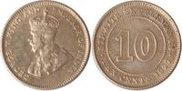 Malaysia 10 Cents George V. -