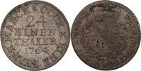 Sachsen 1/24 Taler Friedrich August III. -
