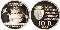 Andorra 10 Diners 500 Jahre Entdeckung Amerikas -