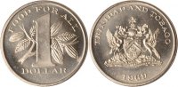 Trinidad und Tobago 1 Dollar FAO Kakaofrüchte -